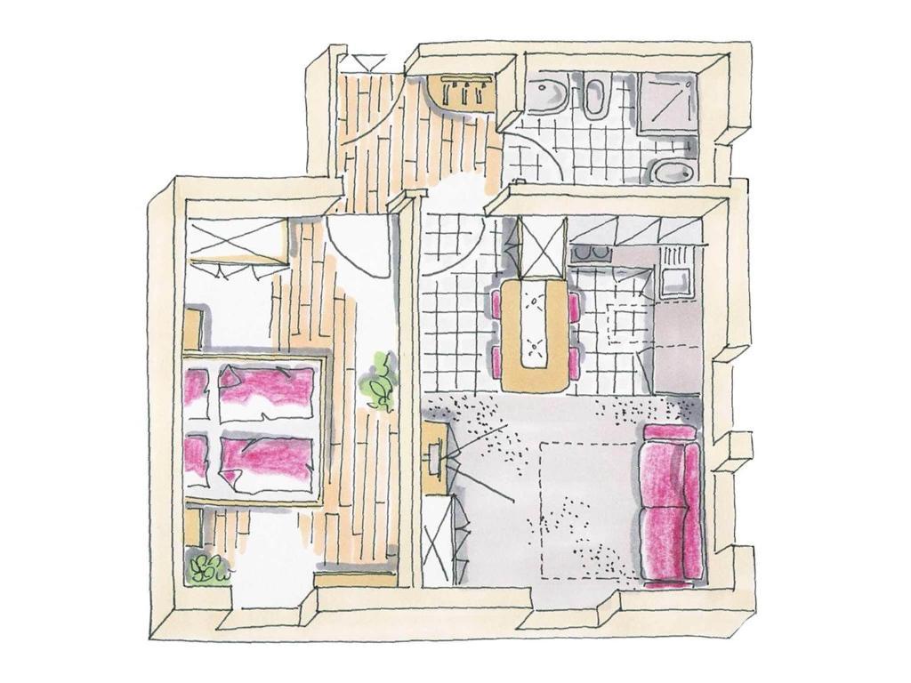 Residence Araldina San Cassiano  Phòng bức ảnh